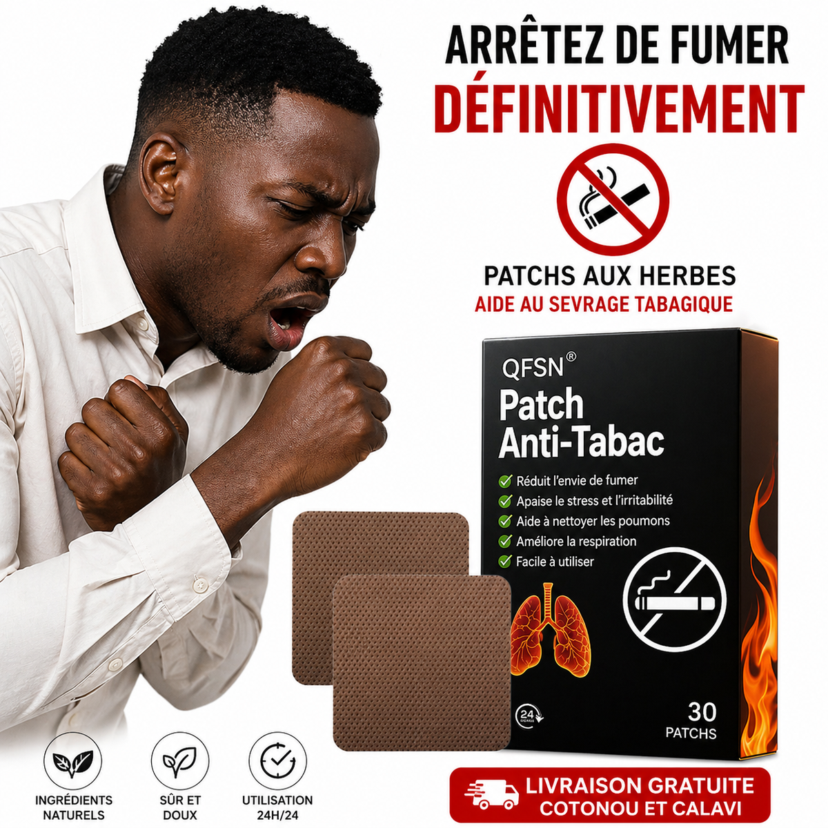 Patchs de Sevrage et  Nettoyage Pulmonaire