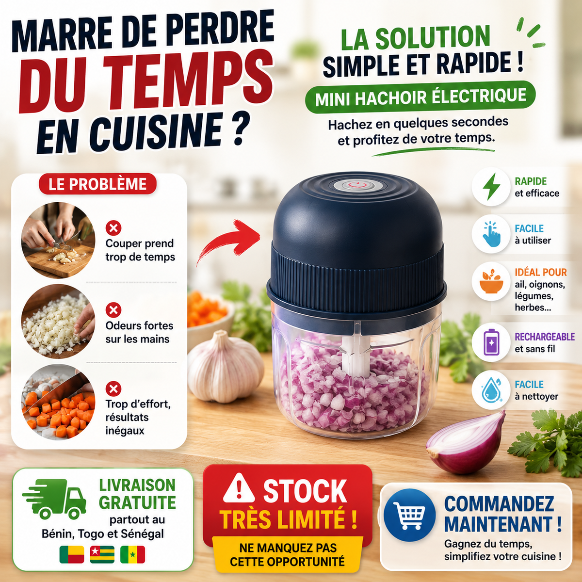 Mini Hachoir électrique